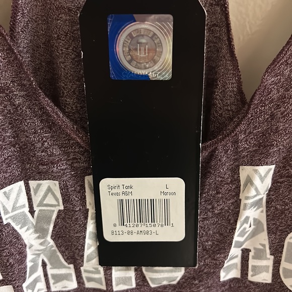 NWT Texas A&M women’s size large Tanktop - Picture 2 of 2